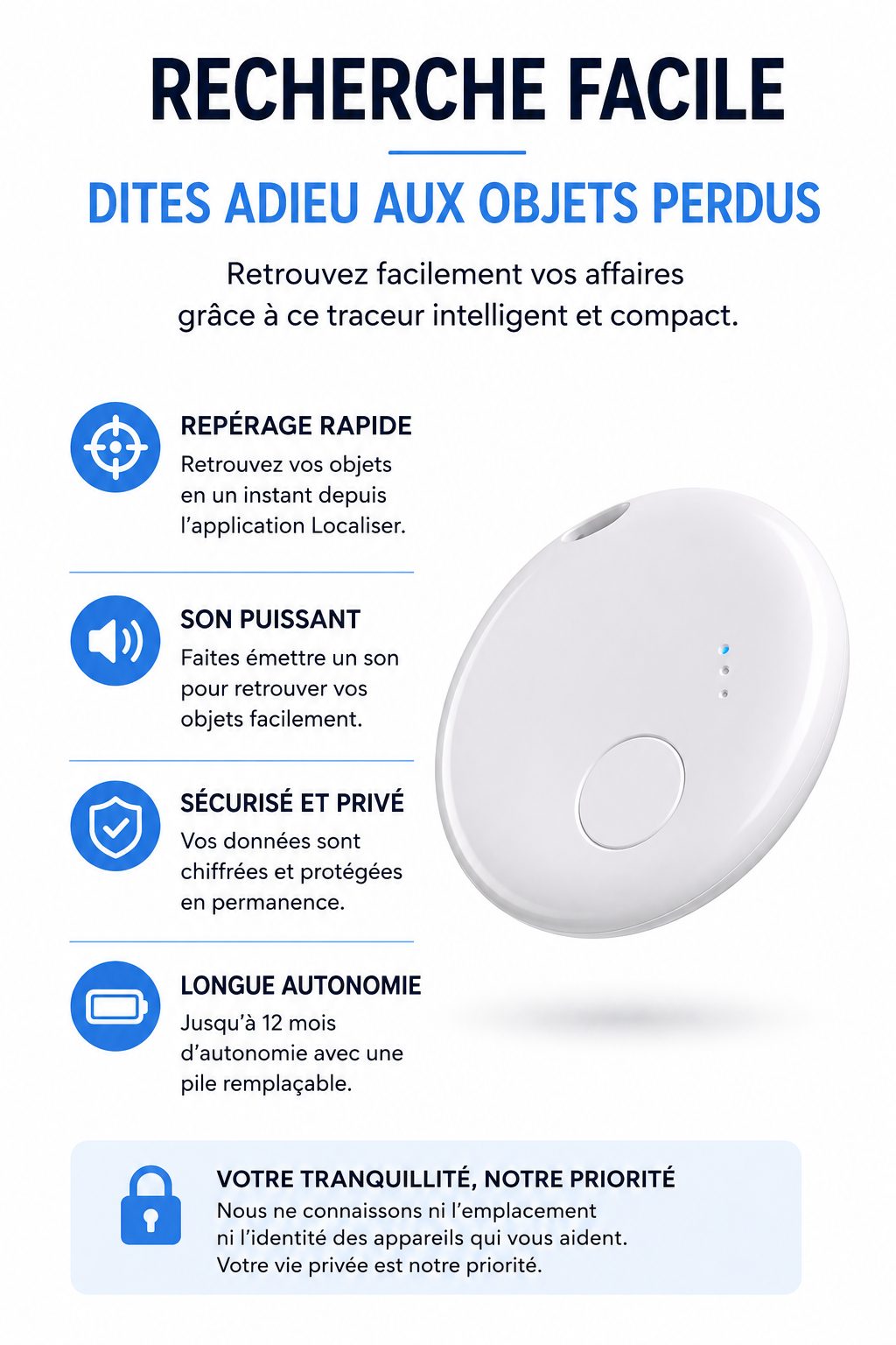 Traceur GPS pour Apple