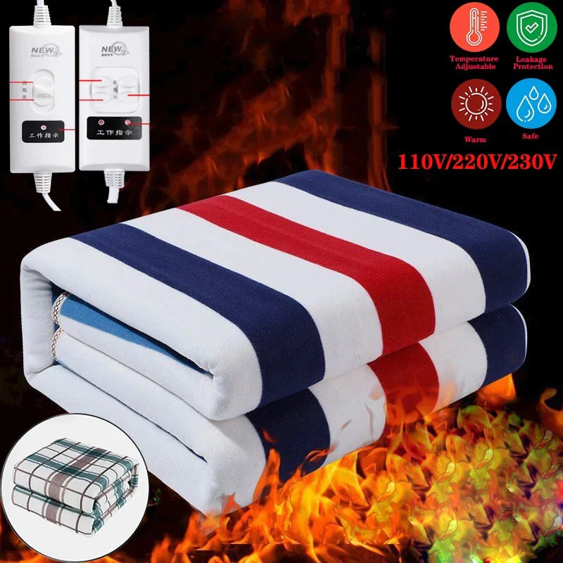 Automatic Power off Electric Blanket Heater Security Heated Mattress Thermostat Carpet Winter Warmer Sheets Electric Mattress