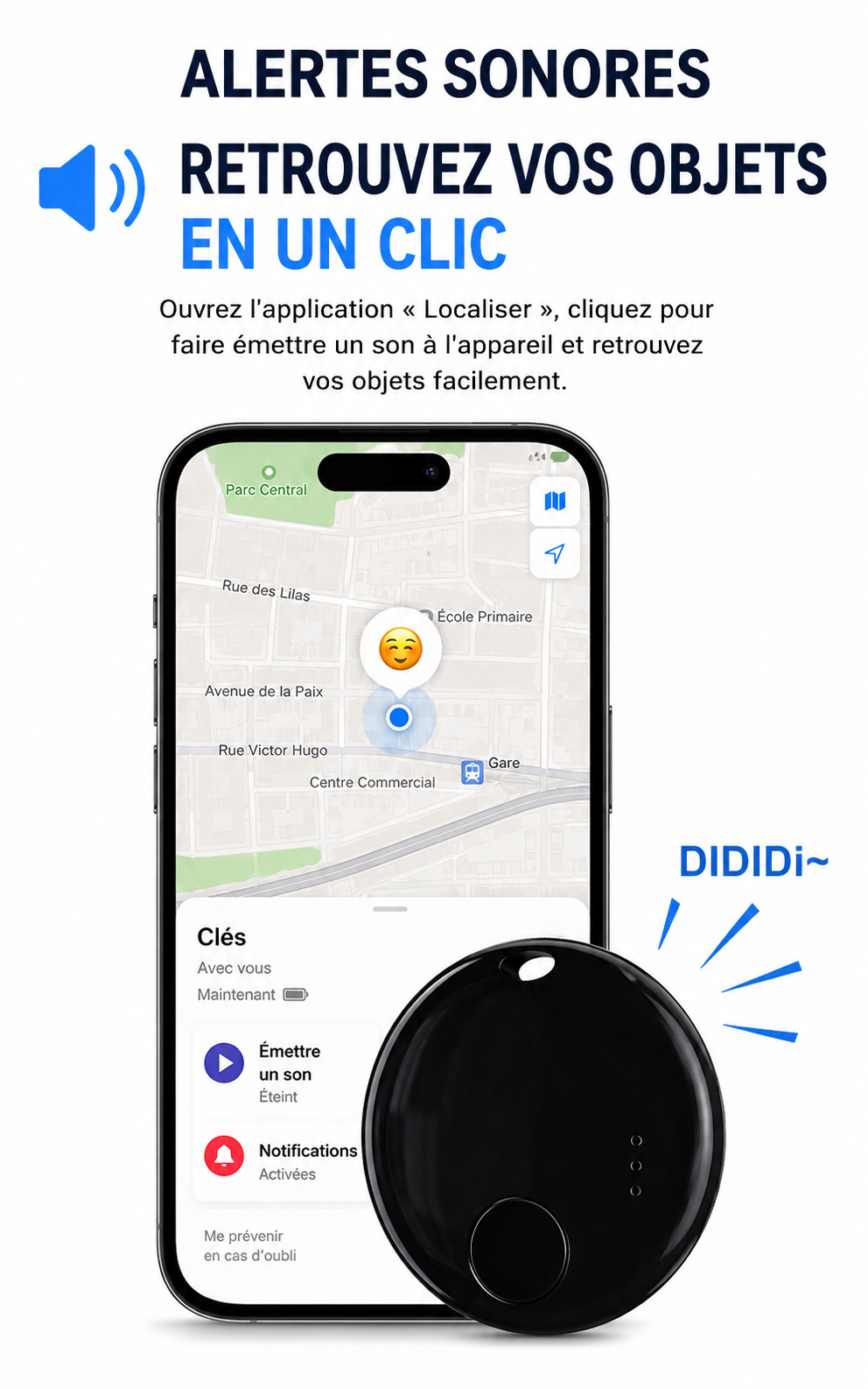 Traceur GPS pour Apple