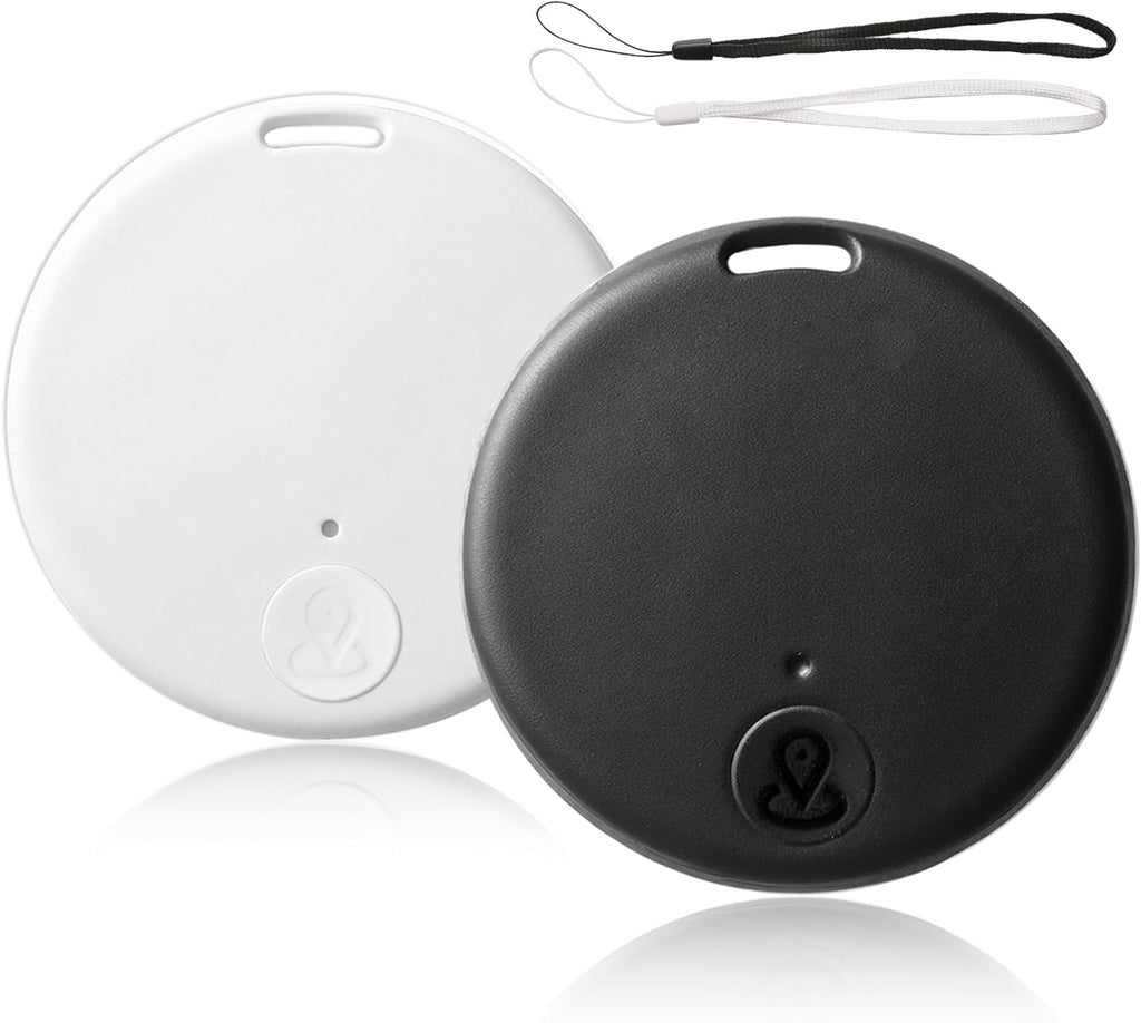 2 Pack Airtag GPS Localisateur Intelligent, Localisateurs D'Objets, Traceur GPS Bluetooth 5.2 Pour Clés, Portefeuilles, Animaux, Moto, Valises, Localisateur De Clé Compatible Android & Ios