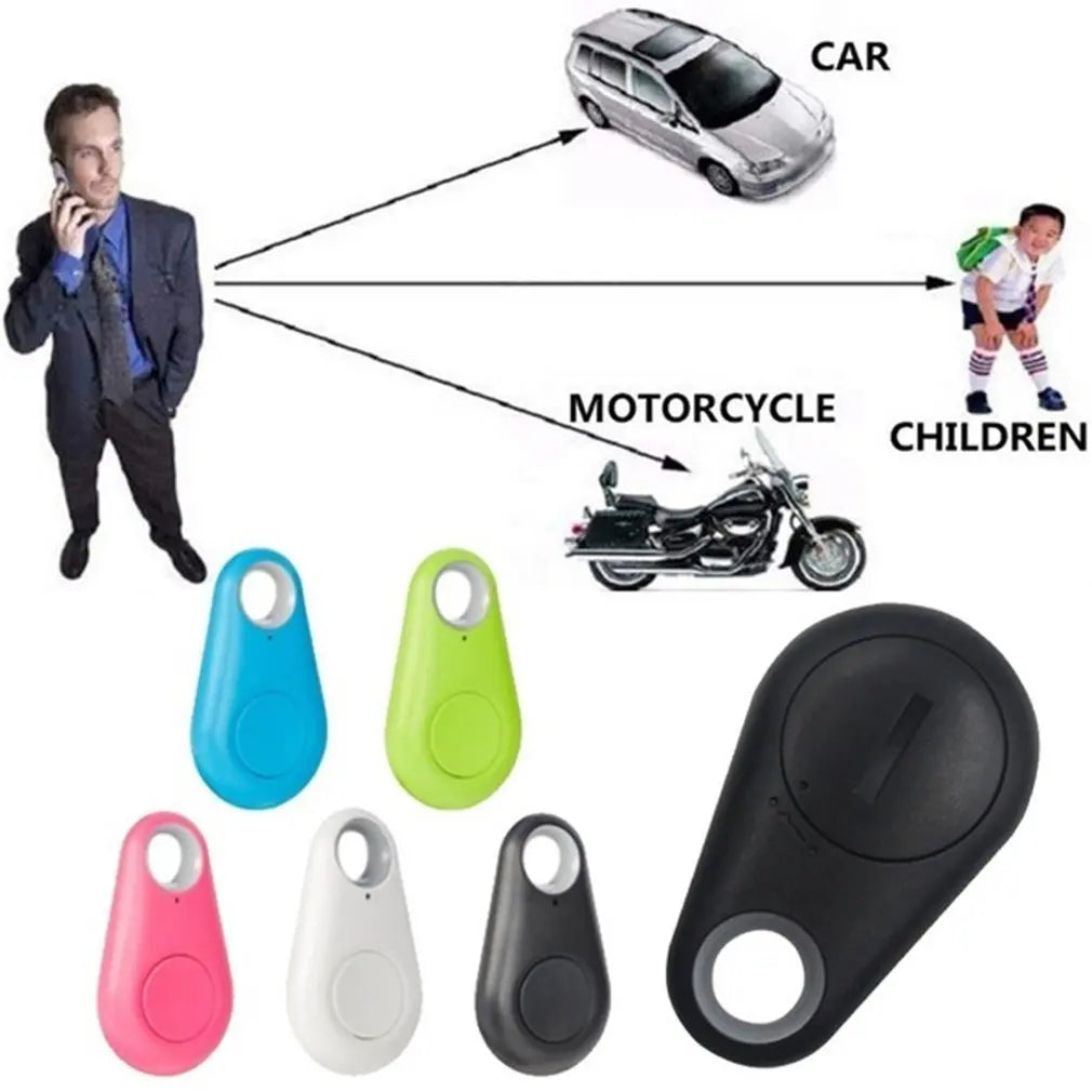 Mini Fashion Smart Dog Pets Bluetooth 4.0 GPS Tracker Anti-Lost Alarm Tag Wireless Child Bag Wallet Key Finder Locator